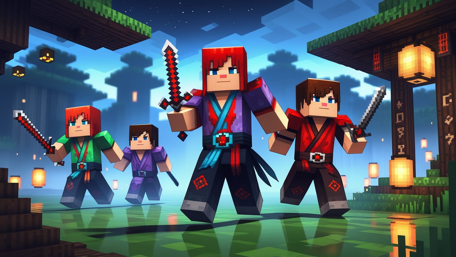 OS’s Demon Slayer Skin Pack (1.21, 1.20) – MCPE/Bedrock